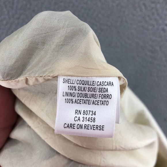 BCBGMAXAZRIA Skirt Womens 4 Green Floral Silk Kailin Pleated Knee A Line Pocket - Picture 9 of 11